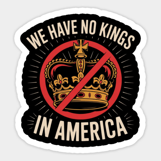 No-Kings-In-America Magnet by Creatifly Graphic Tees