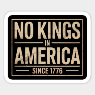 No-Kings-In-America Magnet