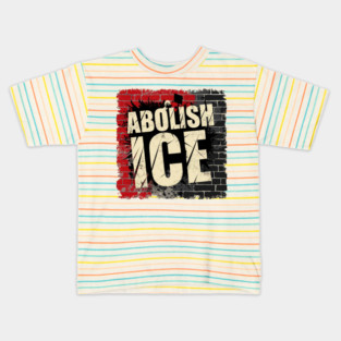 ABOLISH ICE - GRAVITY GRUNGE Kids T-Shirt