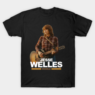 Jesse Welles Concert Tour Merch with Dates - The Middle Option 2 T-Shirt