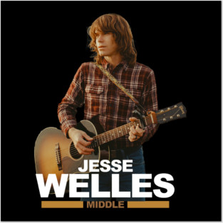 Jesse Welles Concert Tour Merch No Dates - The Middle Option 2 Posters and Art