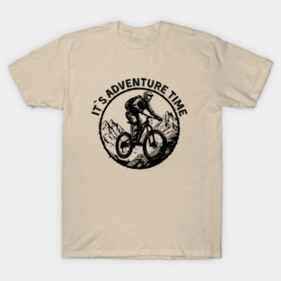 It’s Adventure Time – Vintage Cycling Gift for Outdoor, Bicycle, and Adventure Lovers T-Shirt