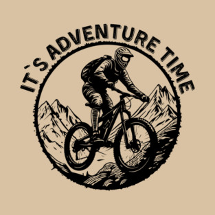 It’s Adventure Time – Vintage Cycling Gift for Outdoor, Bicycle, and Adventure Lovers T-Shirt