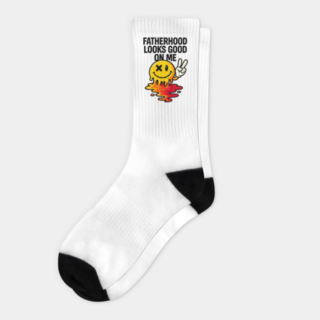 Fatherhood Fathers Day Themed Day Socks by TurnEffect
