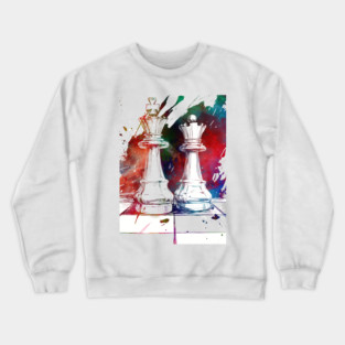 Chess sport art #chess #sport Crewneck Sweatshirt