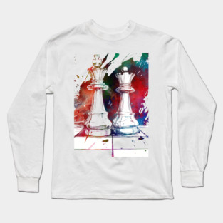 Chess sport art #chess #sport Long Sleeve T-Shirt