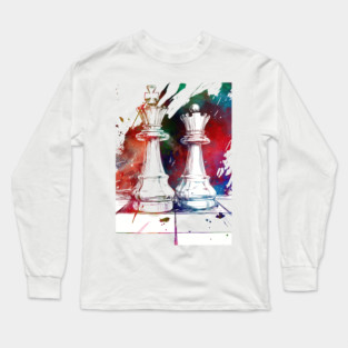 Chess sport art #chess #sport Long Sleeve T-Shirt