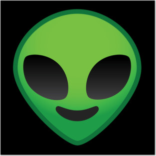 Alien Face Posters and Art