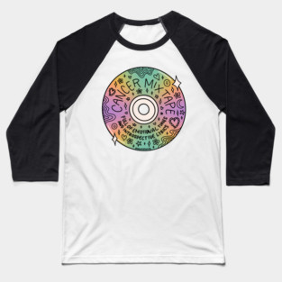 Cancer Zodiac Mixtape Baseball T-Shirt