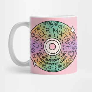 Cancer Zodiac Mixtape Mug