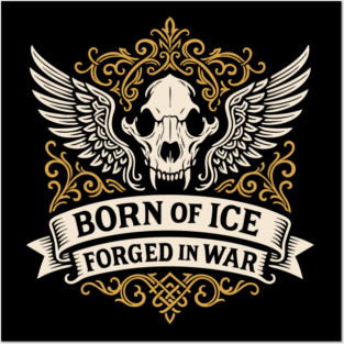 Born of Ice Wolf Wargaming Posters and Art
