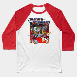 Transformers G1 Dinobots Baseball T-Shirt