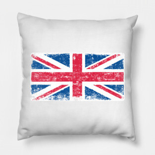 Grunge Union Jack Pillow