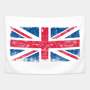 Grunge Union Jack Tapestry