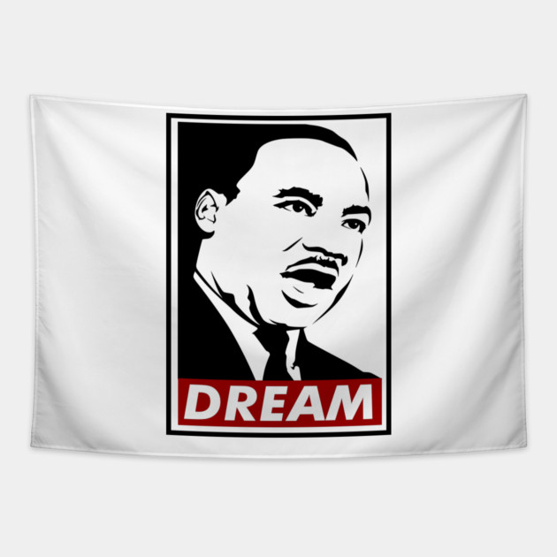 Dream, Martin Luther King, MLK, Black History Tapestry by UrbanLifeApparel