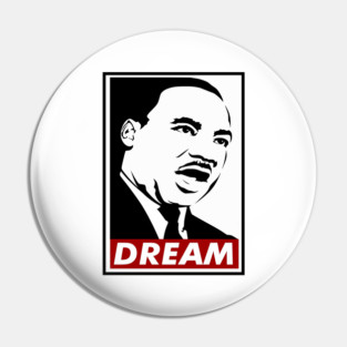 Dream, Martin Luther King, MLK, Black History Pin