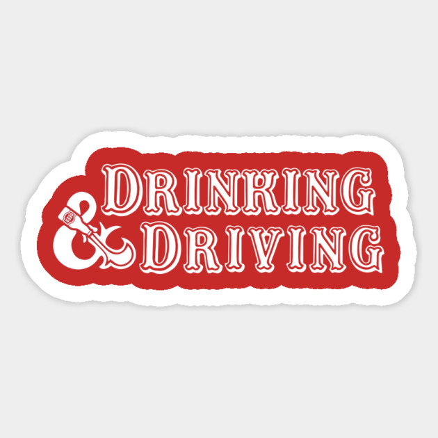 Drinking And Driving Dragons Parody Magnet by dumbshirts