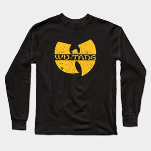 wutang clan vintage logo classic Long Sleeve T-Shirt