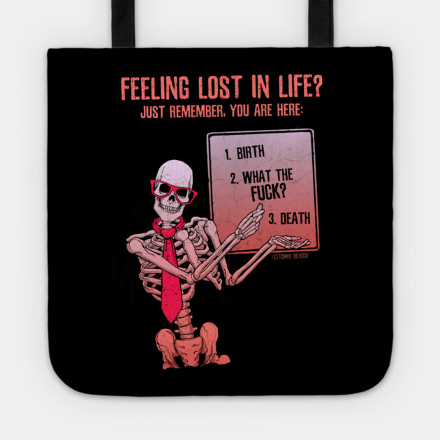 You Are Not Alone Tote by Tommy Devoid