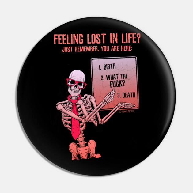 You Are Not Alone Pin by Tommy Devoid