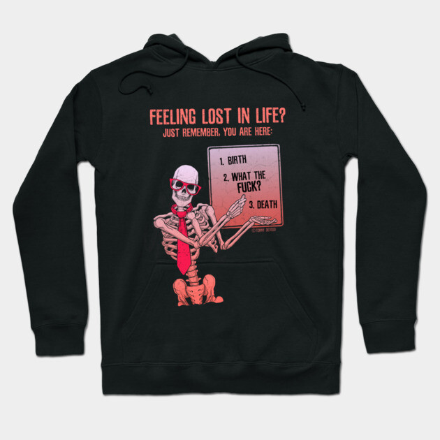 You Are Not Alone Hoodie by Tommy Devoid