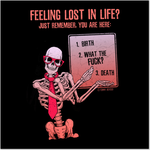 You Are Not Alone Wall Art by Tommy Devoid