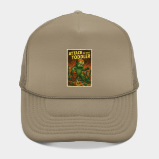 Attack Of The Toddler! Kids Horror Poster Shirt! Hat