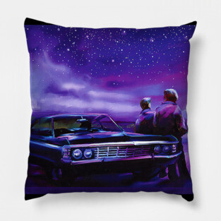 Impala Nights -no  banner Pillow