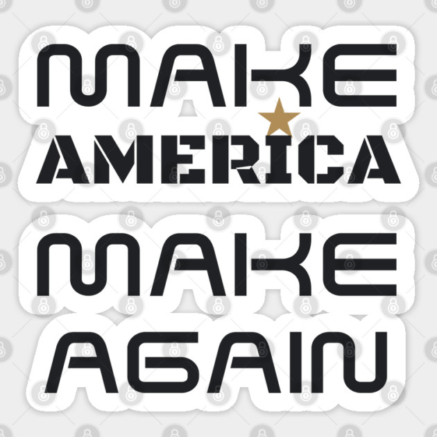 Make America Make Again Sticker by Middle Market Journal