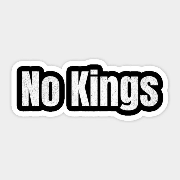 No Kings In America Since 1776 - Patriotic 4th of July Sticker by ArtistTee ⭐⭐⭐⭐⭐