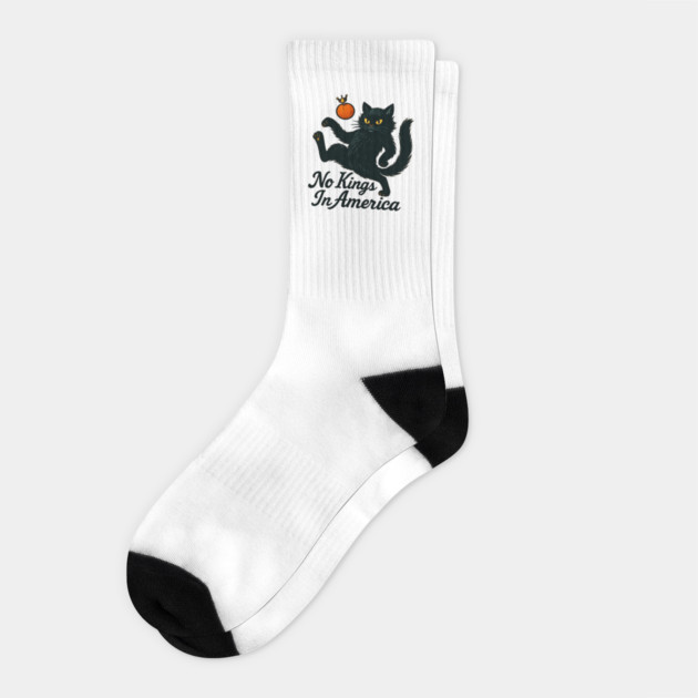 No-Kings-In-America Socks by Creatifly Graphic Tees