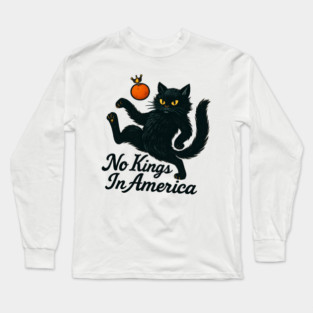 No-Kings-In-America Long Sleeve T-Shirt