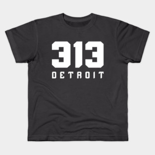 313 Detroit Kids T-Shirt