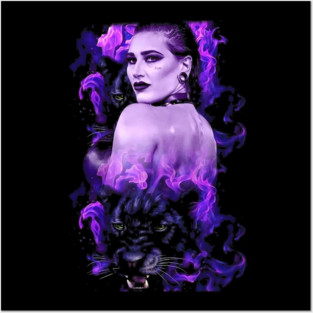 Rhea Ripley Purple Posters and Art