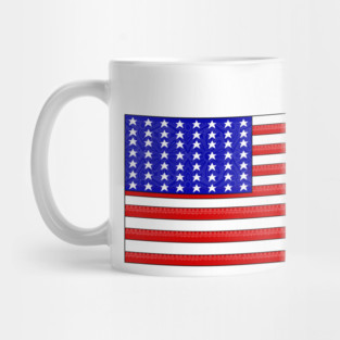 American Flag digital print Mug