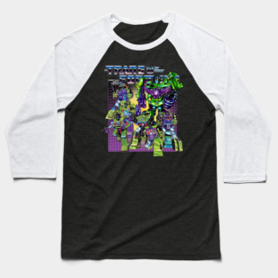 Transformers G1 Constructicons team Baseball T-Shirt