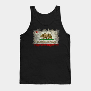 Vintage California Republic Flag Tank Top