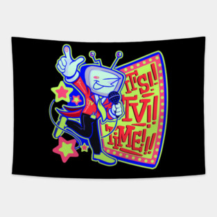 Deltarune 3 tenna It's TV Time Tapestry