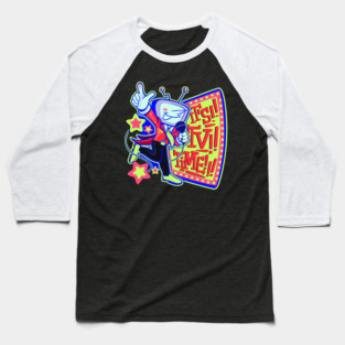 Deltarune 3 tenna It's TV Time Baseball T-Shirt