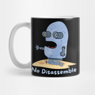 Terrified Robot No Disassemble Mug
