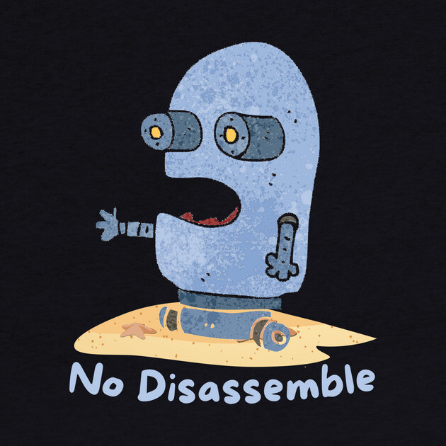 Terrified Robot No Disassemble by The WYLD Tribe