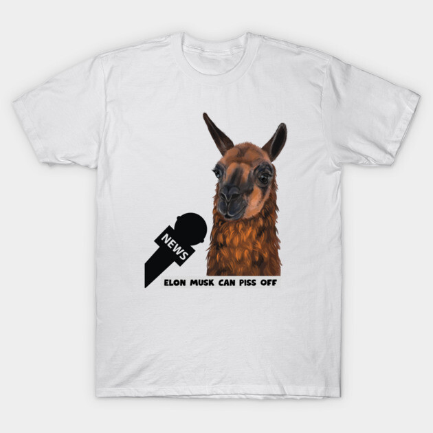 Elon Musk Can Piss Off T-Shirt by Low Life Shirts