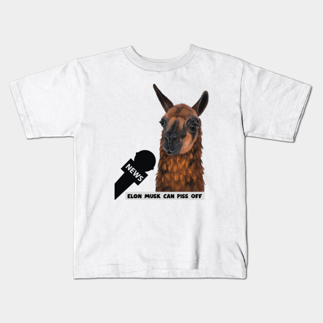 Elon Musk Can Piss Off Kids T-Shirt by Low Life Shirts