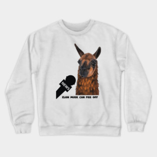 Elon Musk Can Piss Off Crewneck Sweatshirt