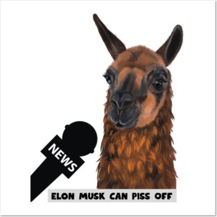 Elon Musk Can Piss Off Posters and Art