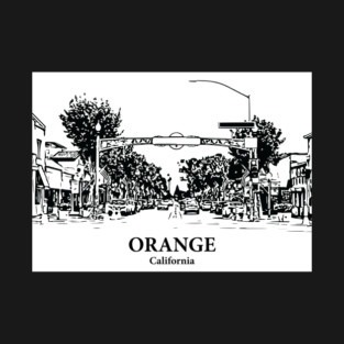 Orange – California T-Shirt