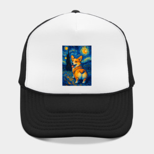Corgi Starry Night Hat
