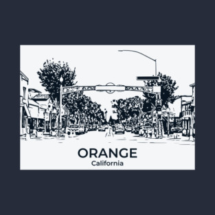 Orange – California T-Shirt