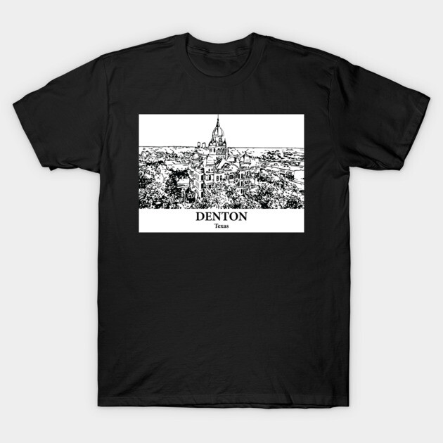 Denton – Texas T-Shirt by Lakeric
