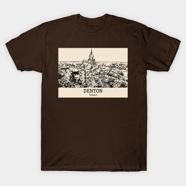 Denton – Texas T-Shirt by Lakeric